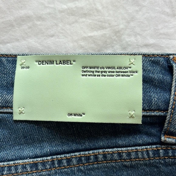 Off-White Blue Denim Jeans - Picture 4 of 11